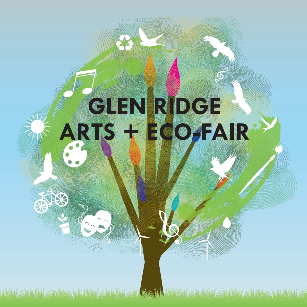 Glen Ridge Arts & Eco Fair logo